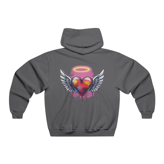 Colored Heart & Wings, Hoodie